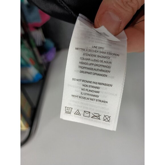 Lysse Womens Skinny Pants Large Black Faux Leather Slimming Pull On High Rise - Picture 7 of 8